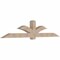Ekena Millwork Redmond Smooth Timber Gable Bracket, Douglas Fir, 108"W x 22"H x 5 1/2"D x 5 1/2"F, 5/12 Pitch GBW108X22X0606RED00SDF - alternate 3